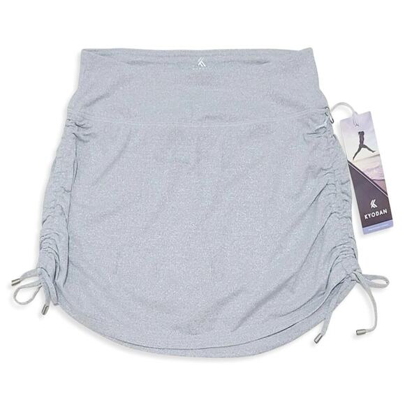 New Kyodan Elastic Waistband Built-in Shorts Ruched Side Tennis Golf Skort - Picture 6 of 10